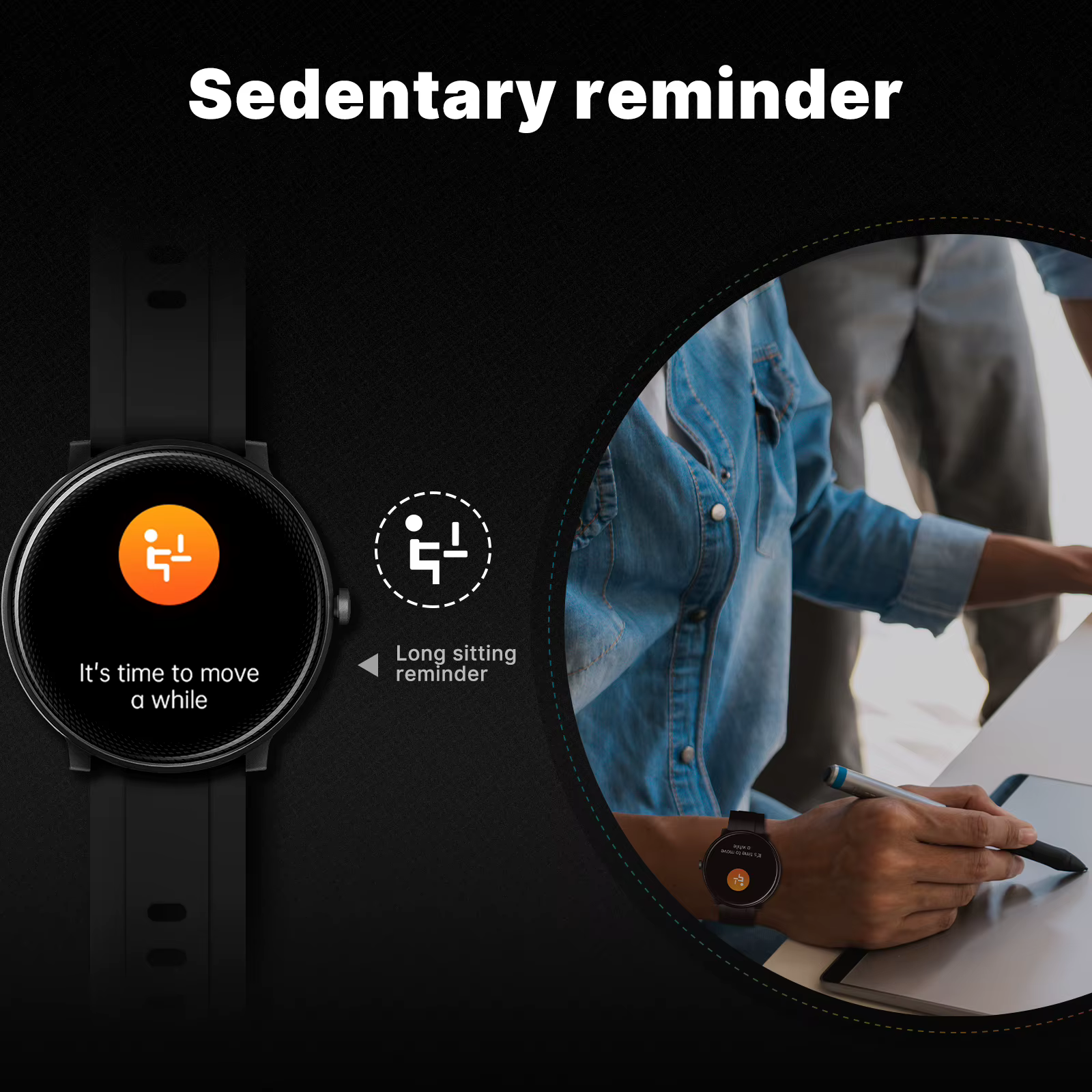 Moes Smart Watch with Alexa — Round / Square