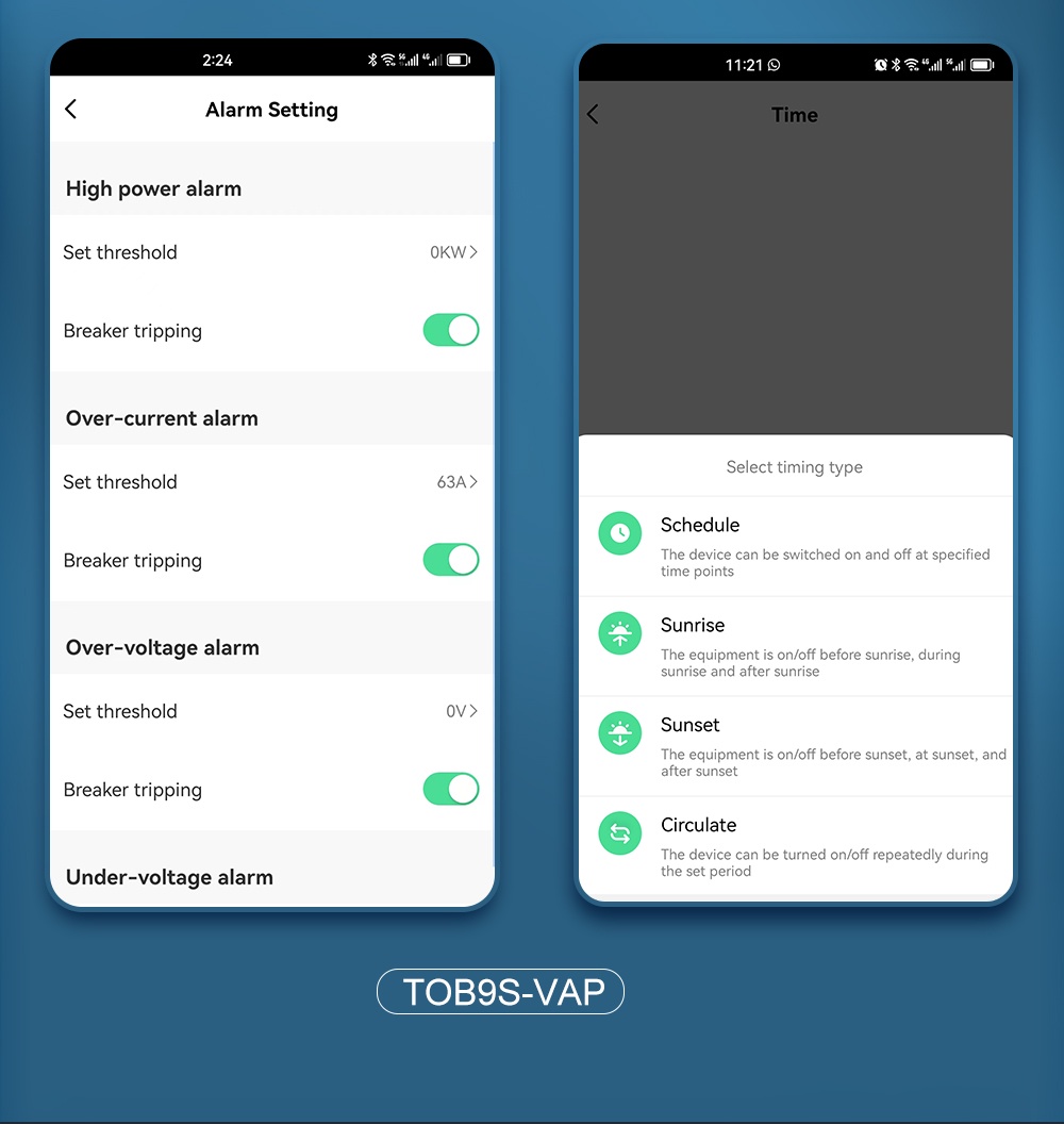 Tomzn Smart Circuit Breaker wifi -VAP63A