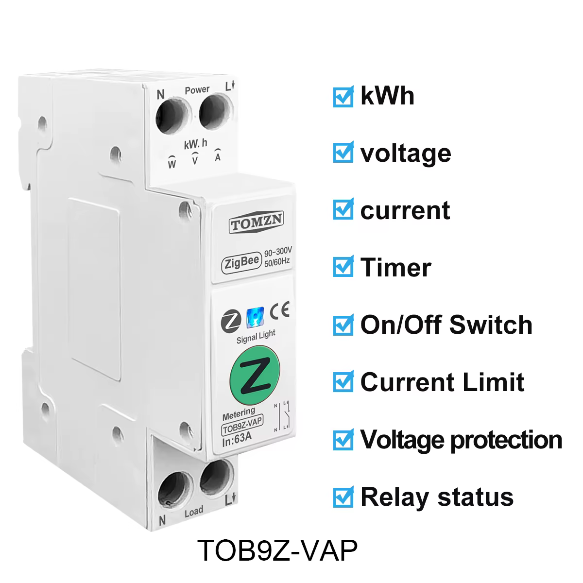 Tomzn Smart Circuit Breaker -VAP63A