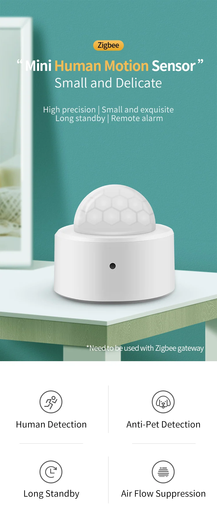 Tuya Smart PIR Motion Sensor Mini